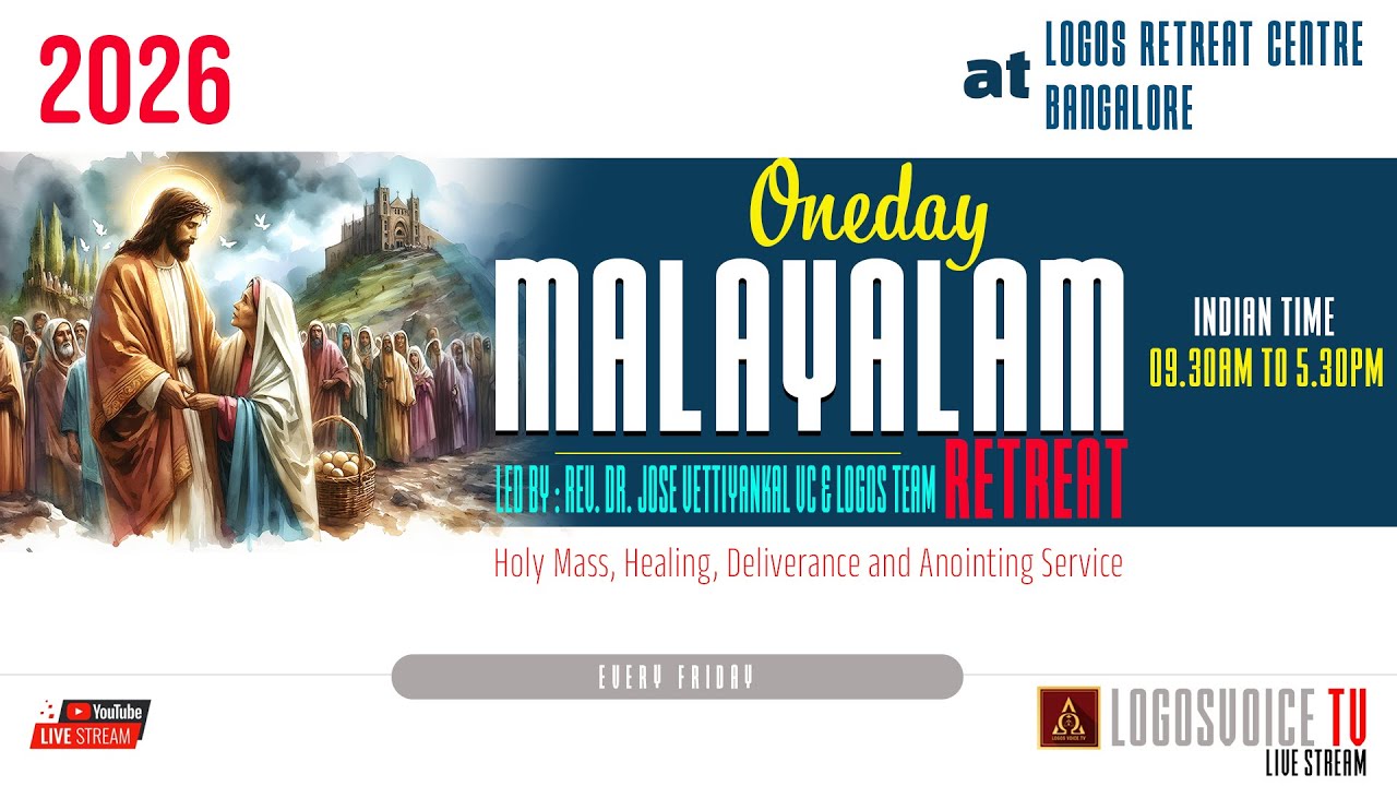Malayalam One Day Retreat for Healing, Deliverance and Anointing | 06 - March -2026