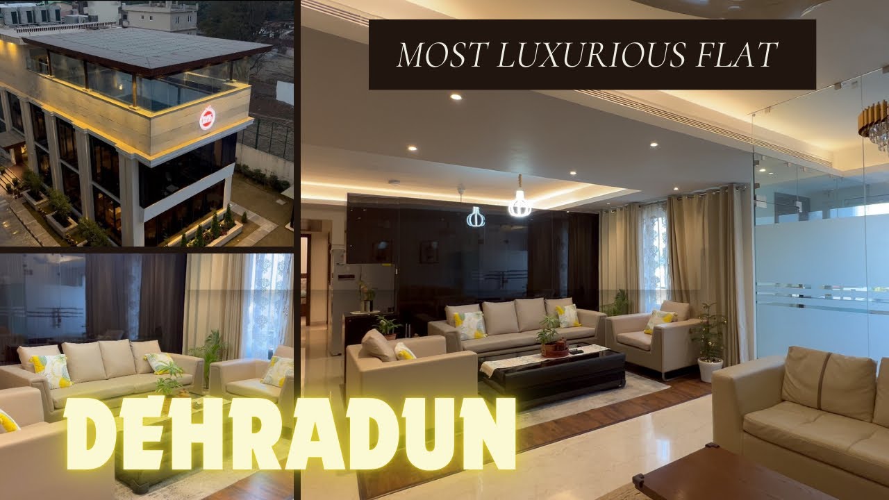 3BHK PREMIUM FURNISHED FLAT FOR SALE IN DEHRADUN | MOST SECURED AND POSH SOCIETY