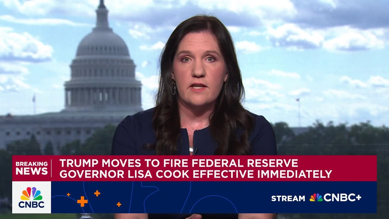 FTC Commissioner Rebecca Slaughter on her firing dispute with President Trump