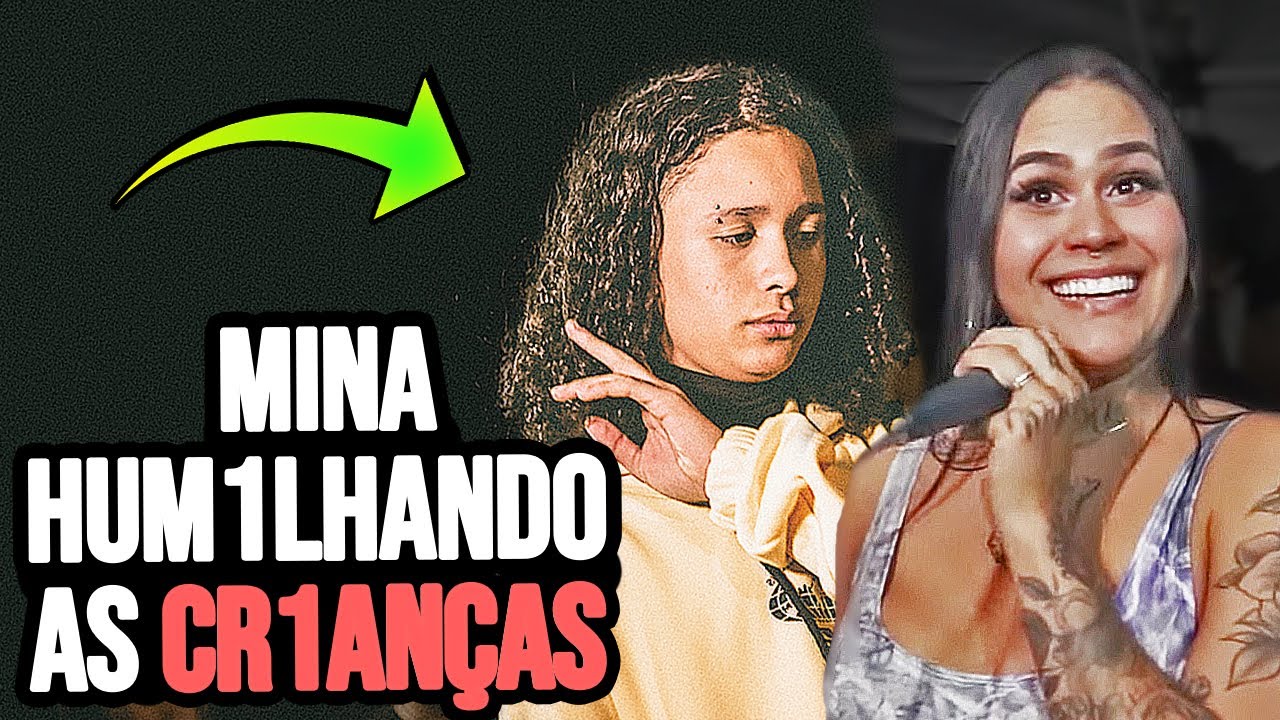 As MINAS HUMILHANDO na RIMA😮
