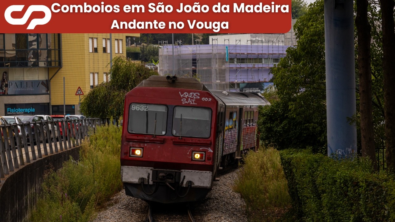 Comboios em São João da Madeira - Andante no Vouga