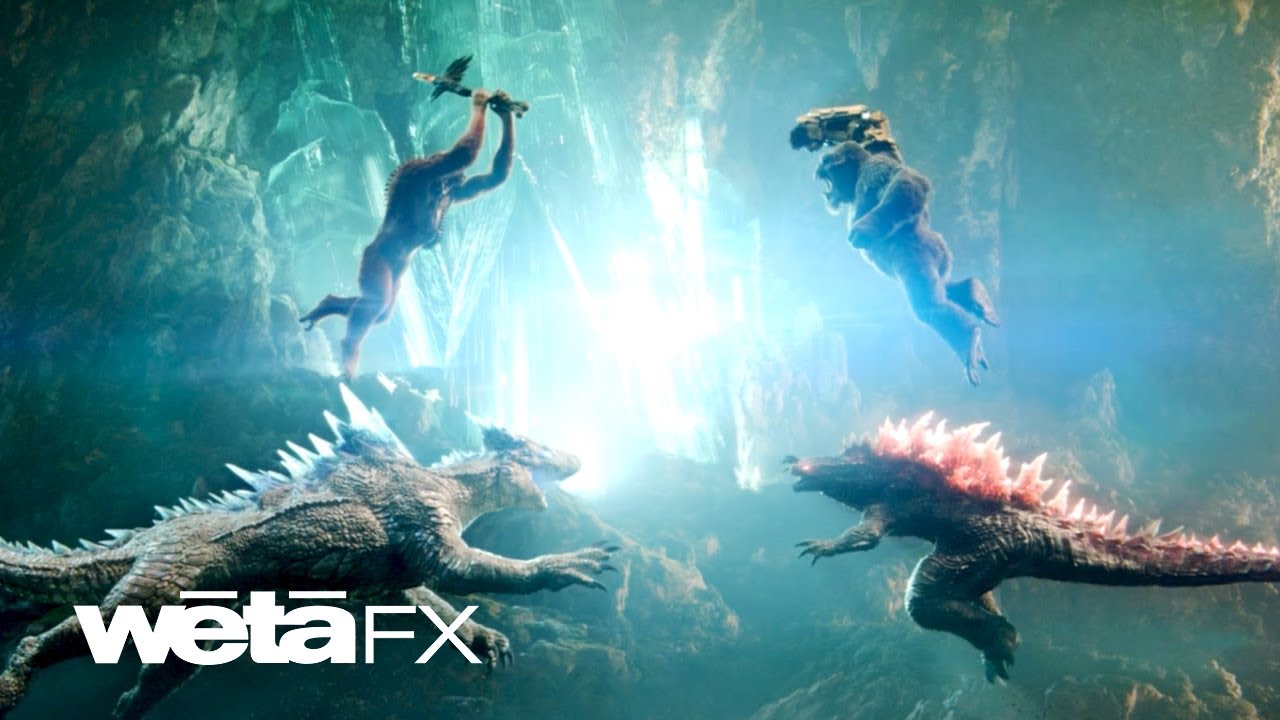 Building a The Zero Gravity Battle Cave in Godzilla X Kong: The New Empire | Wētā FX