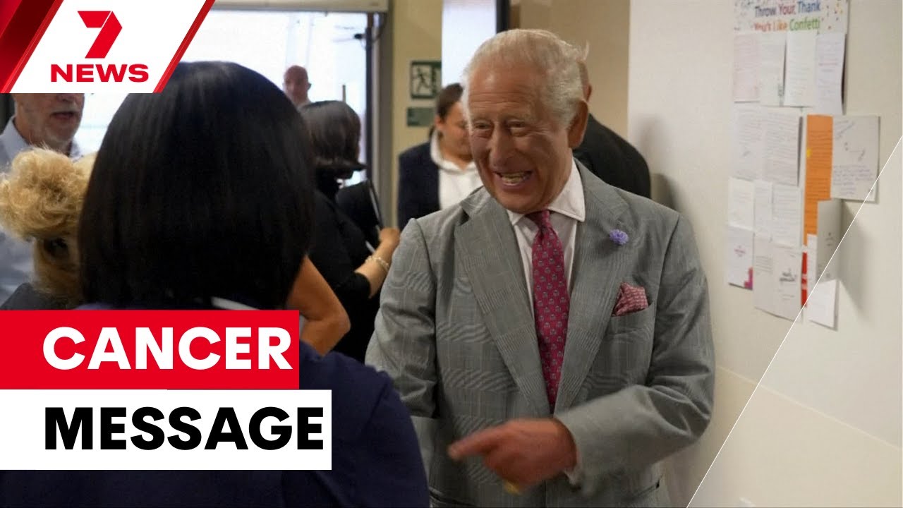 King Charles breaks tradition with cancer broadcast | 7NEWS