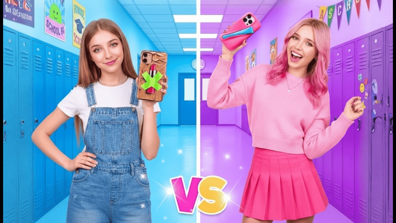 Поздний будильник = Экстренный режим преображения ⏰💥 Бюджетный VS люкс макияж!