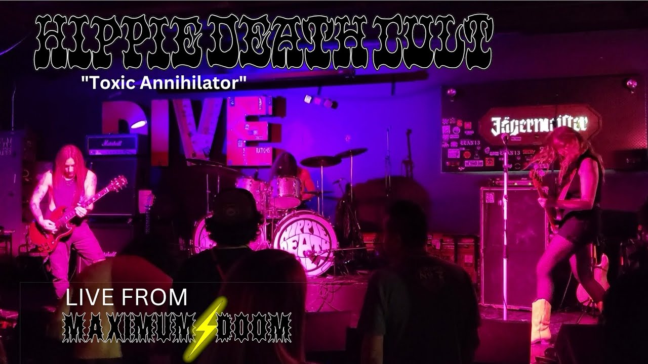 Hippie Death Cult - Toxic Annihilator - LIVE from MAXIMUM ⚡DOOM in Las Vegas 5/20/2024