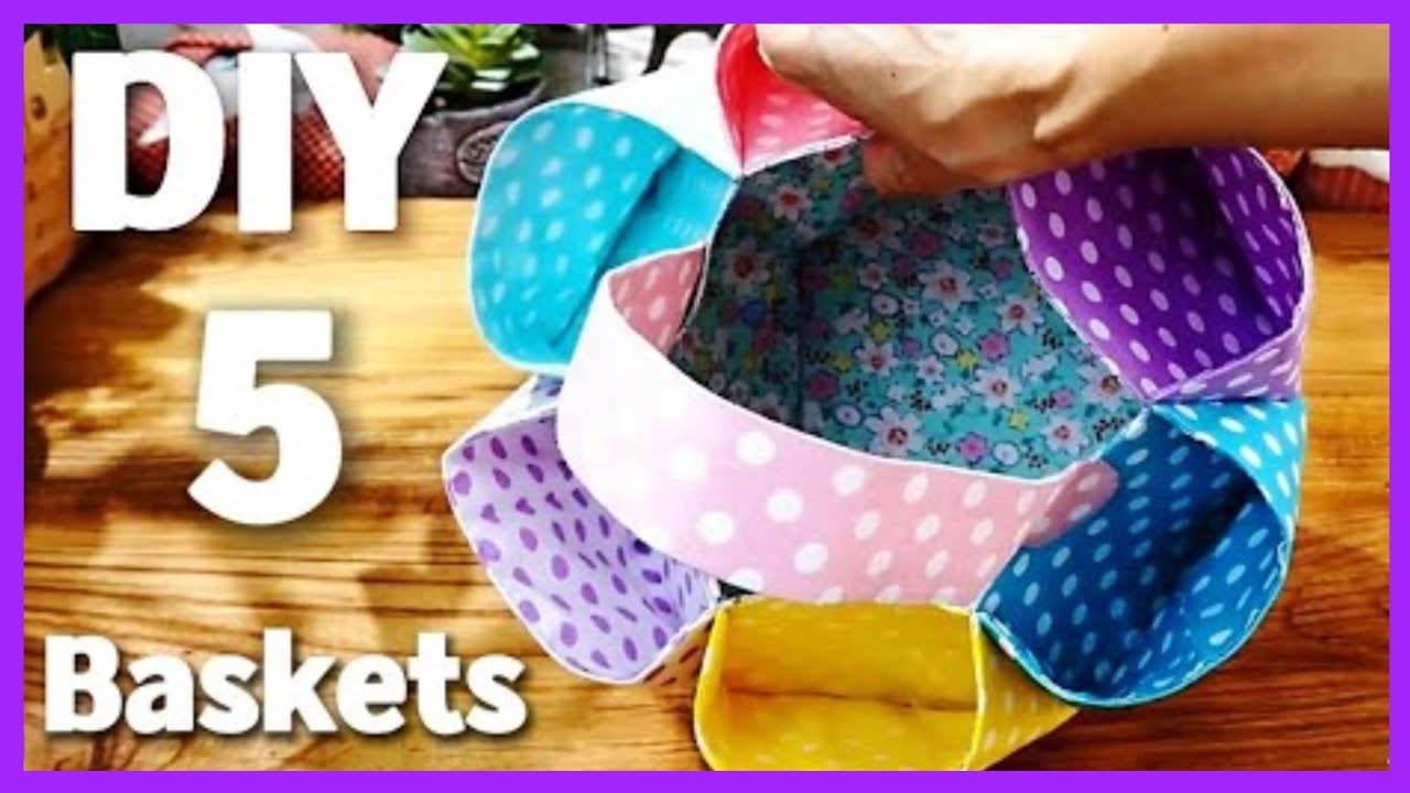 DIY Easter Basket Ideas┃Fabric Baskets Compilation Video #SewingTricksandTips