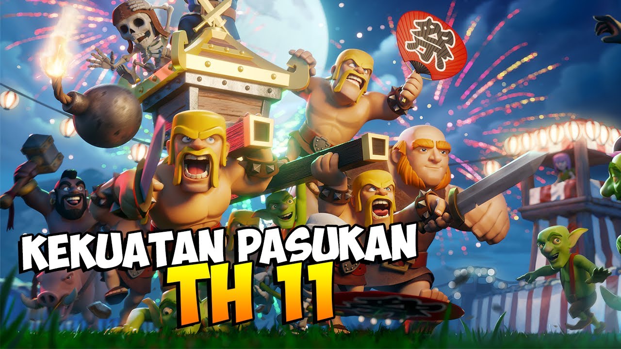 TEORI PUSH RANK DENGAN KEKUATAN PASUKAN TH 11! Clash of Clans