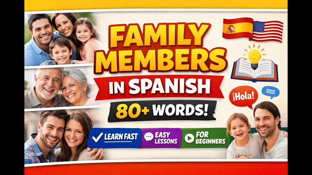 Family Members Vocabulary in Spanish | Learn Spanish Easily