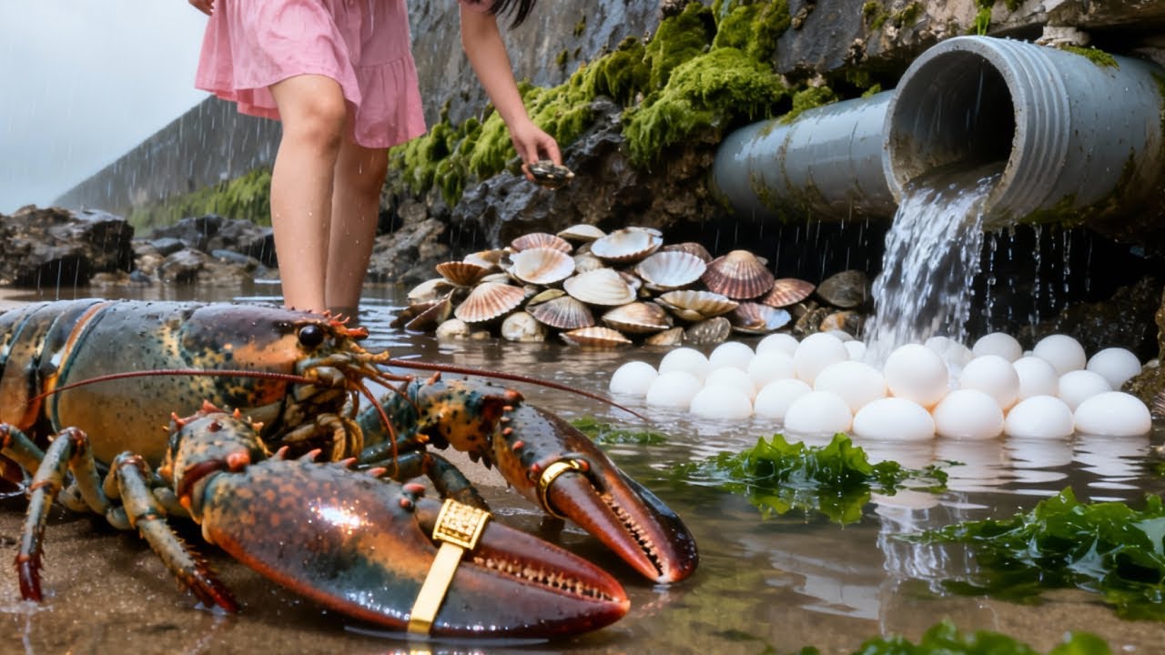 Xiao Zhang Discovered A Lobster Nest, And Surprisingly, There Was A Gold Ring Inside.