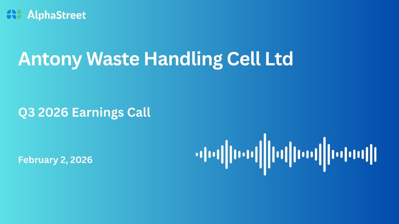 Antony Waste Handling Cell Ltd Q3 FY2025-26 Earnings Conference Call
