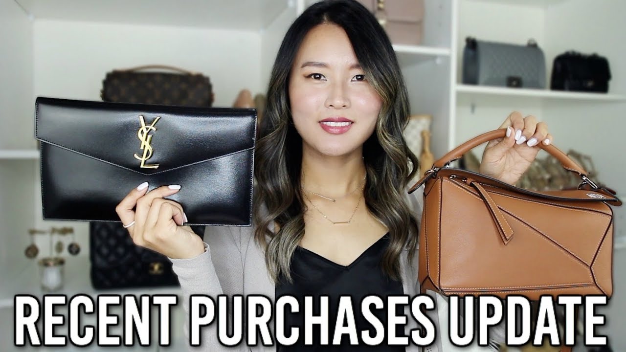 Recent luxury purchases update 2019 | Saint Laurent Uptown pouch, VCA necklace etc