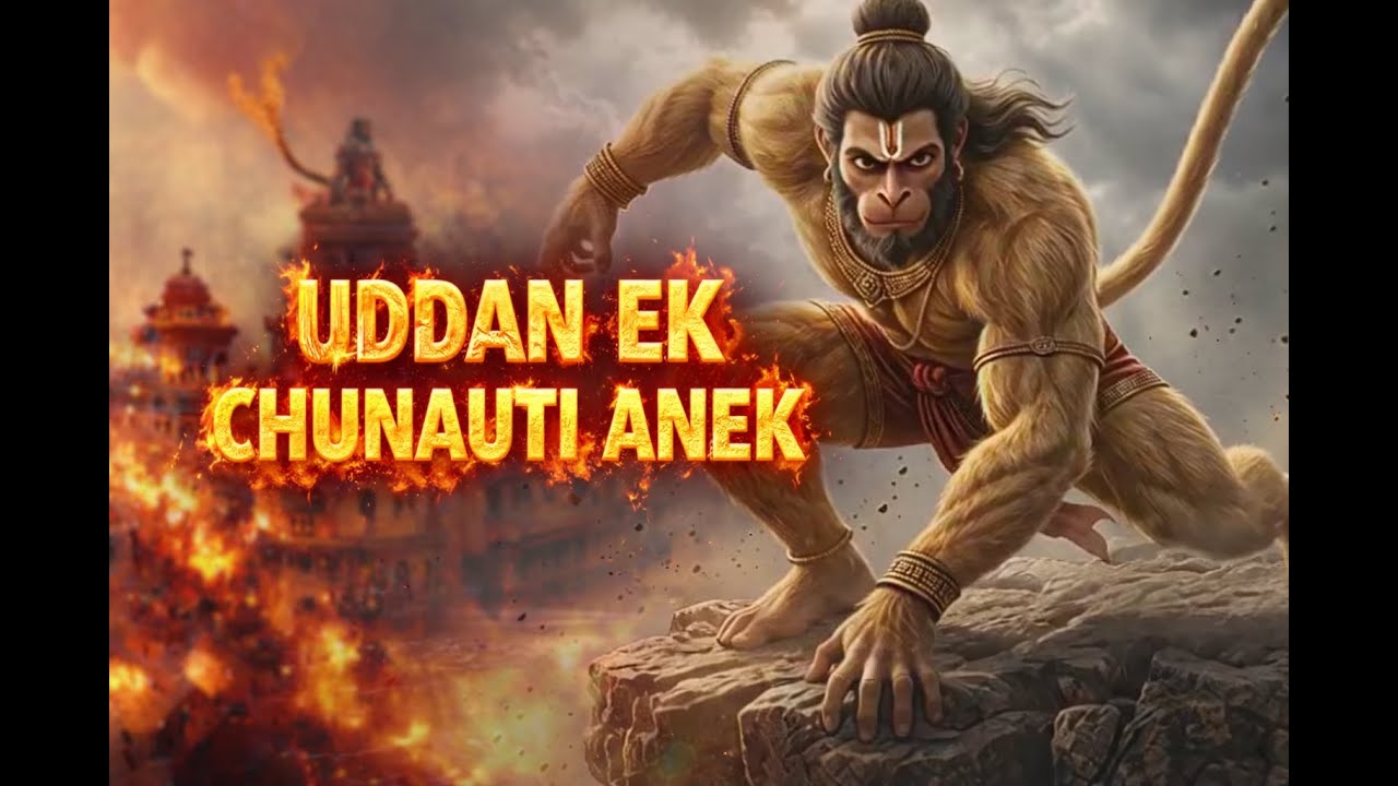 Hanuman Ji - Lanka Ki Uddan | Mushkil Chunautiyon Se Bhet | Ramayan Kahani