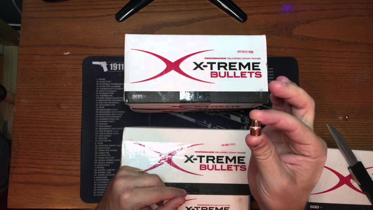 X Treme coated bullets unboxing and close up