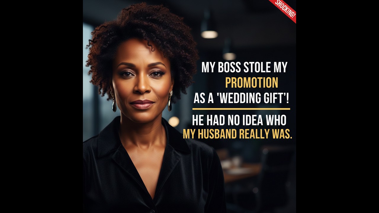 My Boss Stole My Promotion as a Wedding Gift—He Had No Idea Who My Husband Really Was