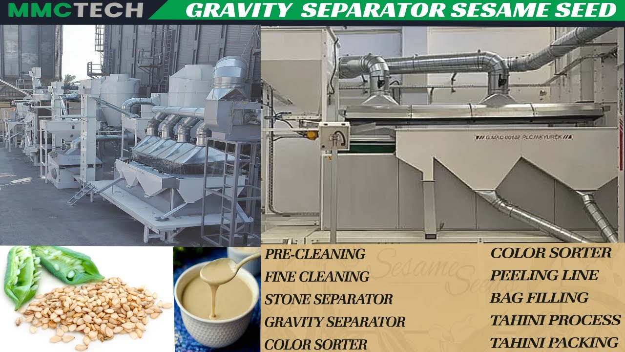 How Does It Work? Gravity Separator for Sesame Seed Cleaning.