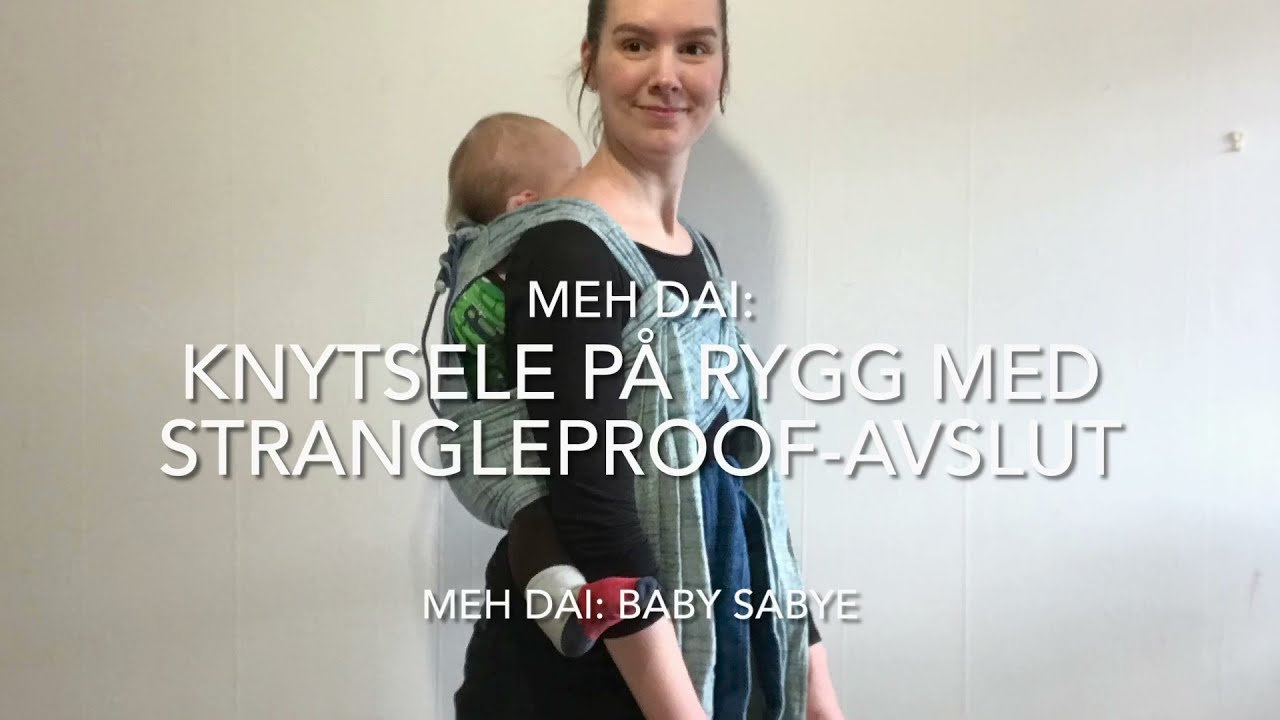 Meh dai: Knytsele på rygg med strangleproof-avslut