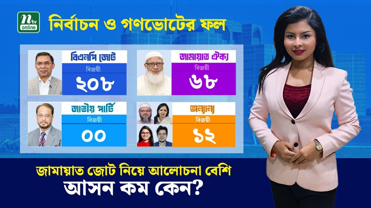 🔴LIVE : ভোট আপডেট : জামায়াত জোট নিয়ে আলোচনা বেশি, আসন কম কেন?