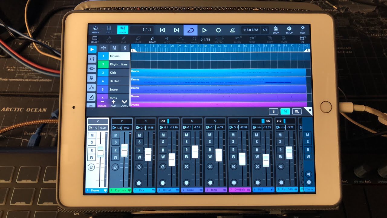 Начало работы с Cubasis 3 — руководство для начинающих — iPad Live