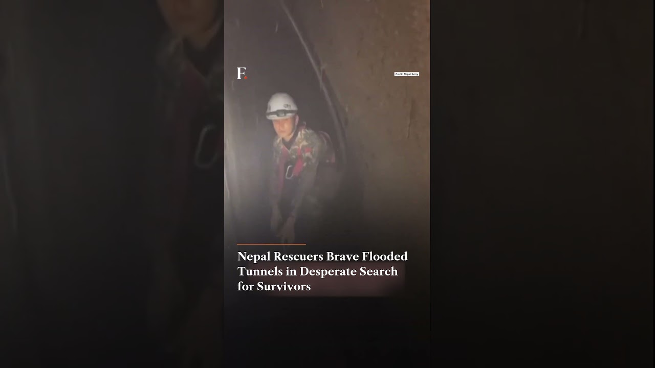 Nepal Rescuers Brave Flooded Tunnels in Desperate Search for Survivors