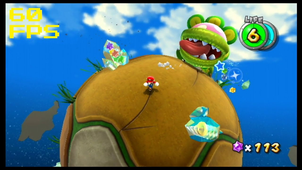 2. [60 FPS] Peewee Piranha's Temper Tantrum - Sky Station Galaxy - Super Mario Galaxy 2