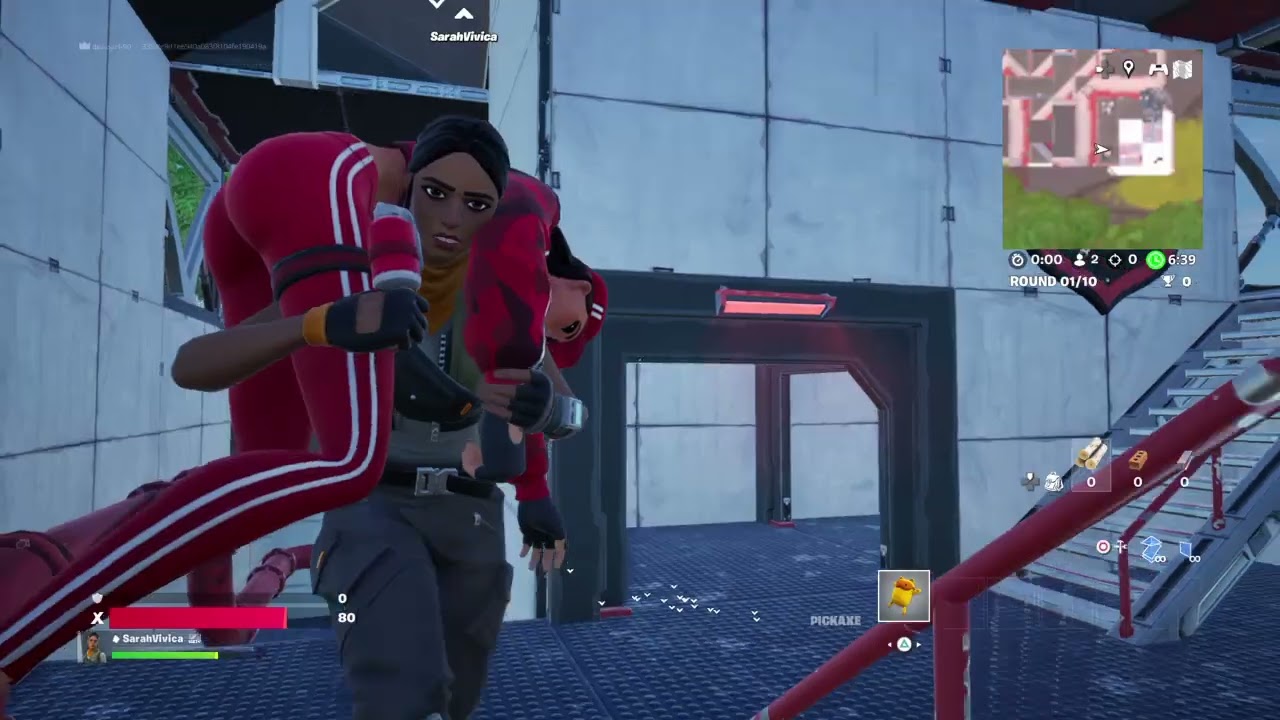 Fortnite carry game Melody and Ruby survive 12 minutes challenge second attempt