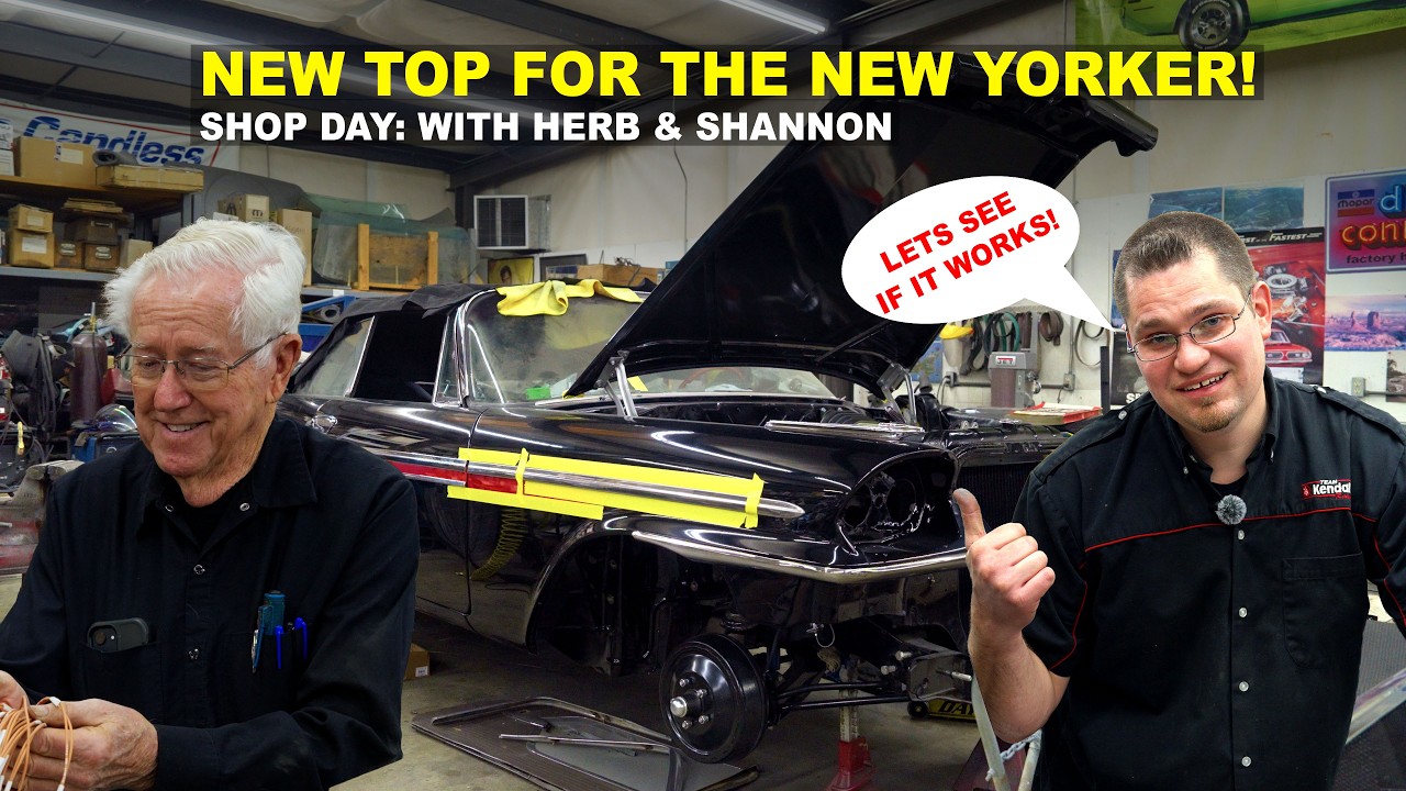 Shop Day - Putting a New Top on the New Yorker!