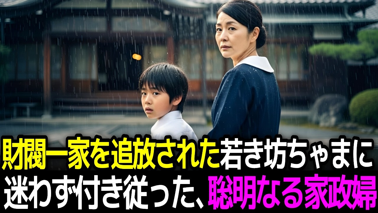 財閥一家を追放された若き坊ちゃまに 迷わず付き従った、聡明なる家政婦｜人生ドラマ｜オーディオブック