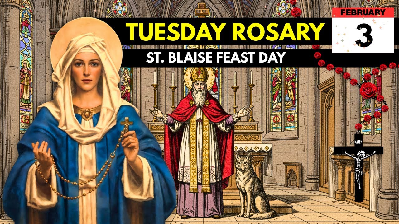 Pray the Holy Rosary February 3, 2026 &ndash; Sorrowful Mysteries | St. Blaise Feast Day Rosary