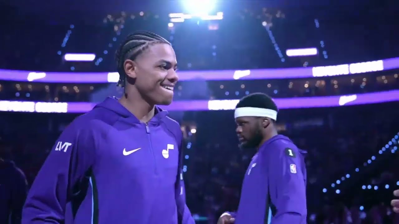 Utah Jazz 2025-26 NBA Season Opener Intro - Starting Lineup Intro
