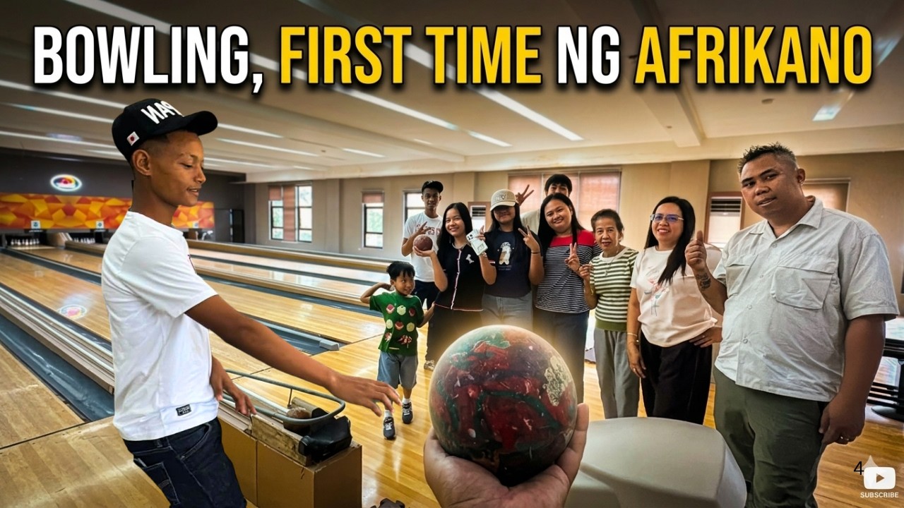 BOWLING….FIRST TIME NG AFRICANO