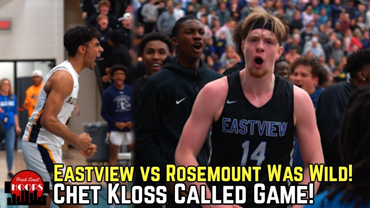 Eastview vs Rosemount Was Wild! Chet Kloss Calls Game At The Buzzer!
