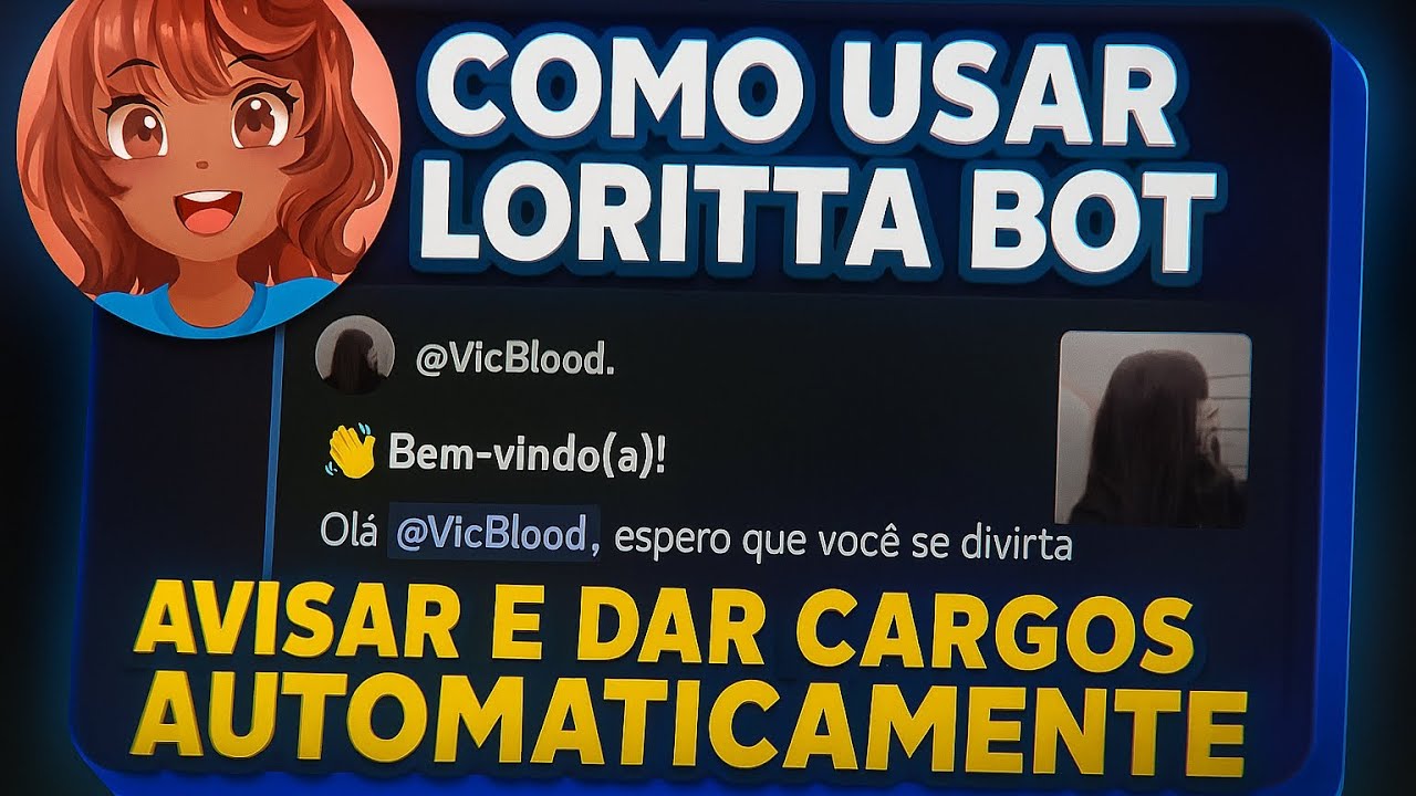 Bot Loritta: D&ecirc; Cargo Autom&aacute;tico e Avisos de Entrada/Sa&iacute;da no Discord!