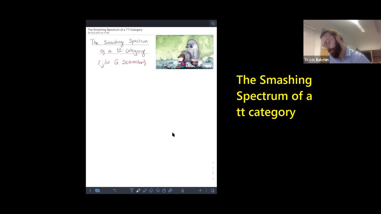 The smashing spectrum of a tt category - Scott Balchin (MPI Bonn)
