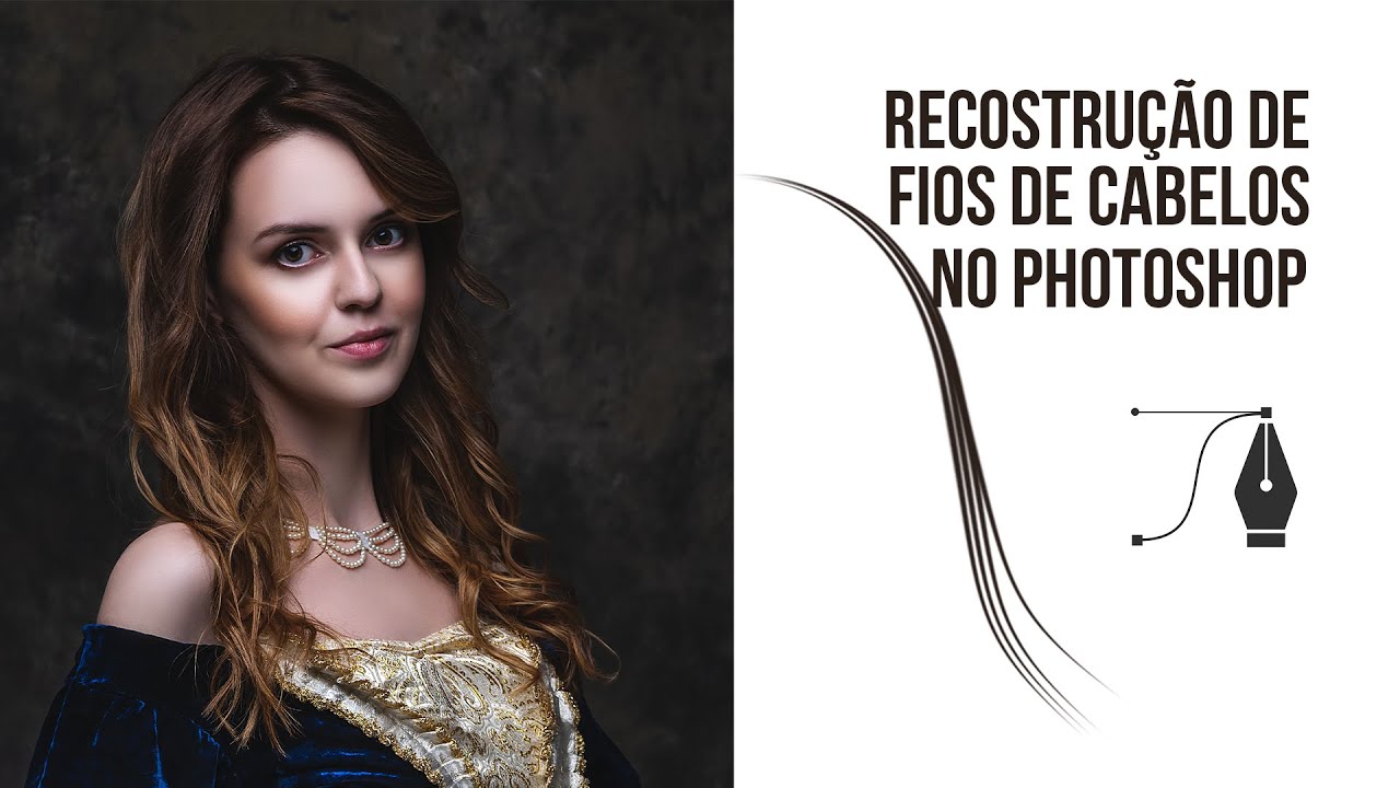 Como Reconstruir Fios de Cabelo No Photoshop com mouse