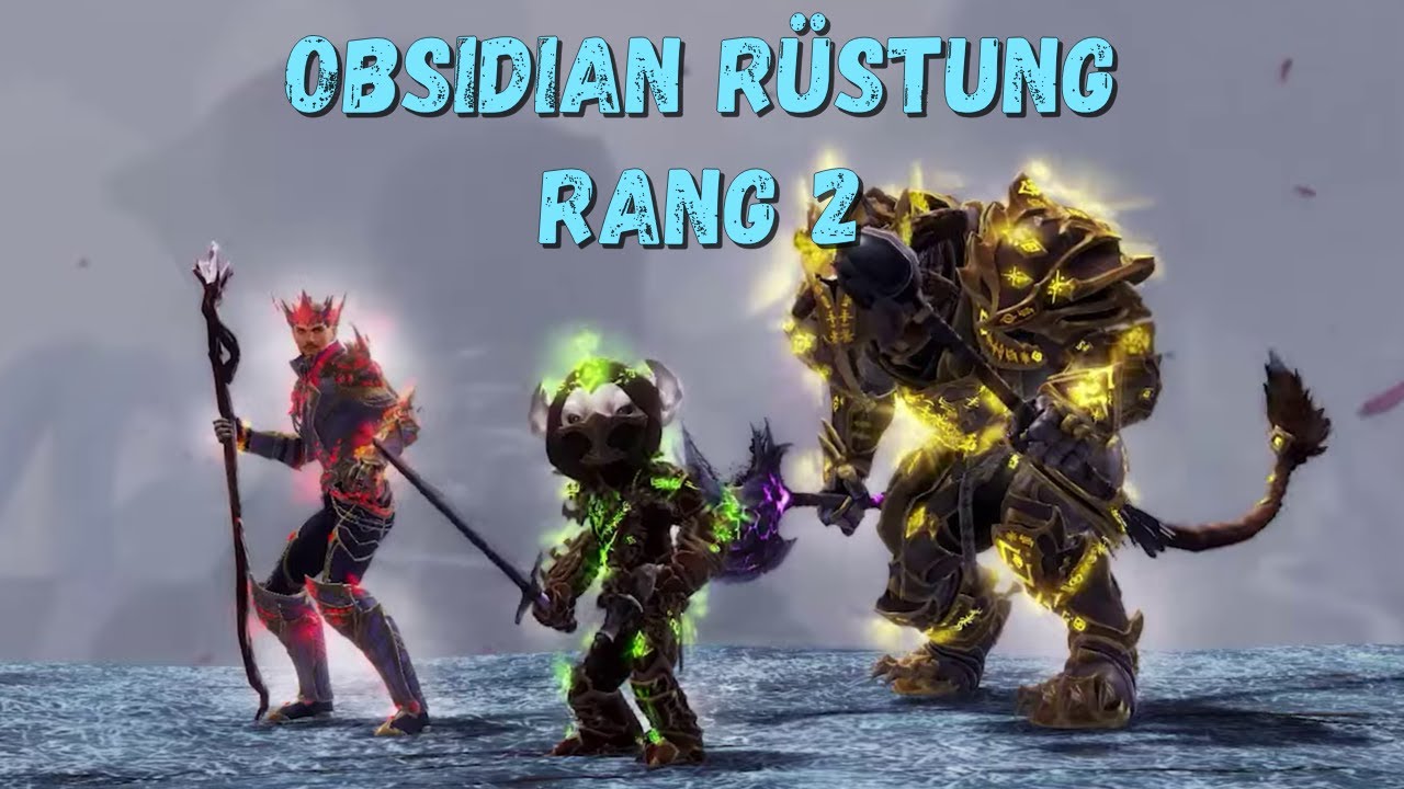 Guild Wars 2: Secrets of the Obscure - Rang 2 der Legendären PvE Rüstung (Obsidian Rüstung)