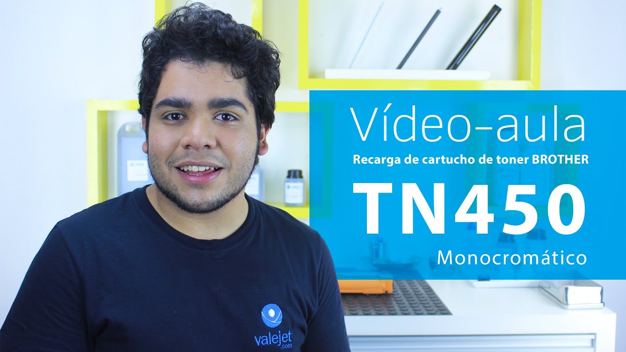 Vídeo Aula - Recarga do Cartucho de Toner BROTHER TN450