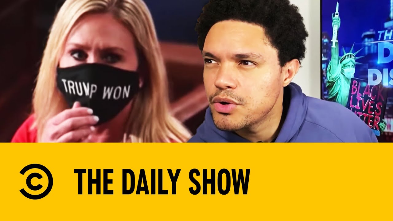 Marjorie Taylor Greene Promotes Conspiracy Theories In Congress | The Daily Show With Trevor Noah