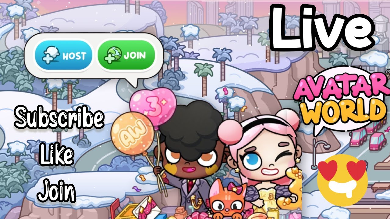 multiplayer avatar world.... join me live subscribe