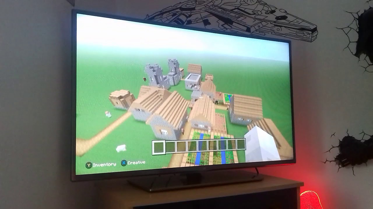 Minecraft - improving a village.