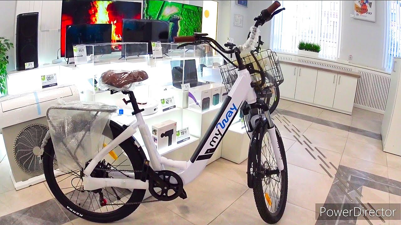 В магазине Белтелекома. Электровелосипед My Way road 2.0 250 26 привезли. Но это не то. Vlog.Брест