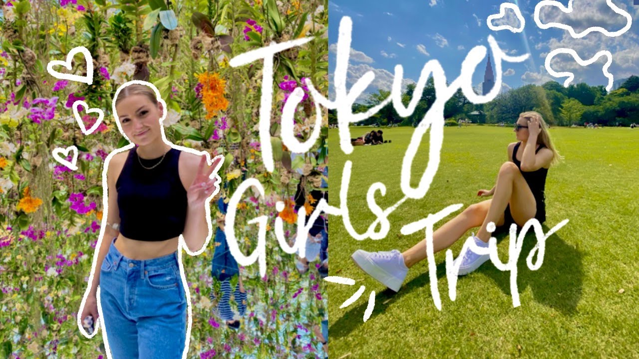 GIRLS TRIP TO TOKYO | Cat Cafe, teamLab, Shinjuku Garden, & More!