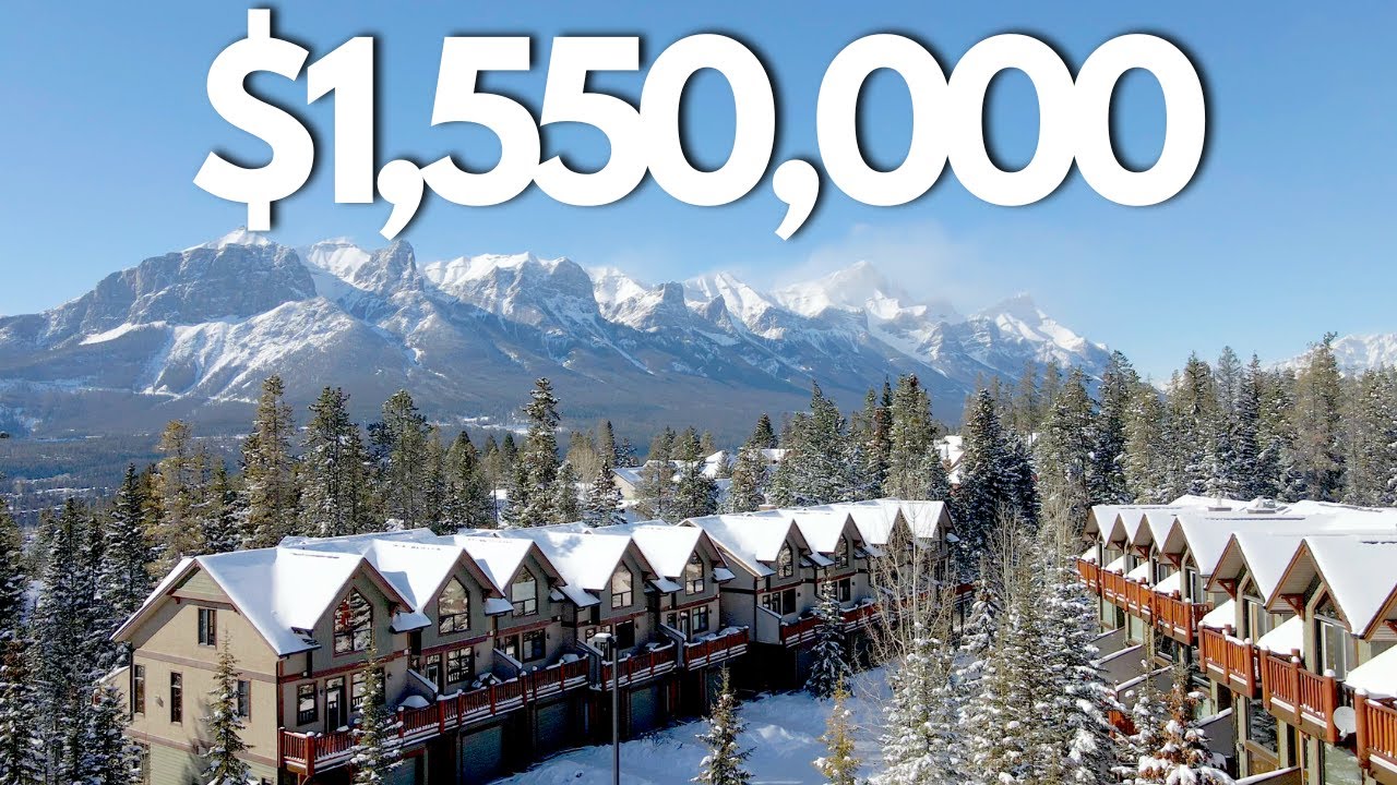 Tour This SERENE & SPACIOUS Canmore Townhome with 4 Balconies To Soak In The Mountain Views