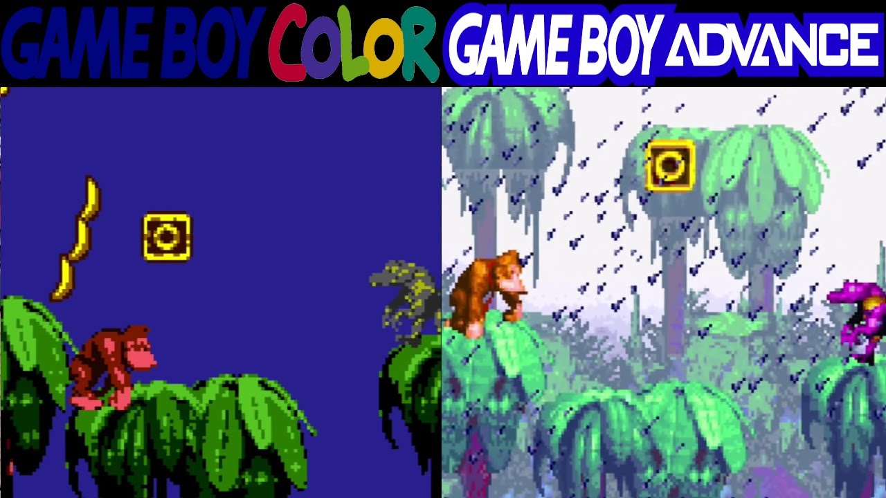 Все игры для Game Boy Color и Game Boy Advance в сравнении