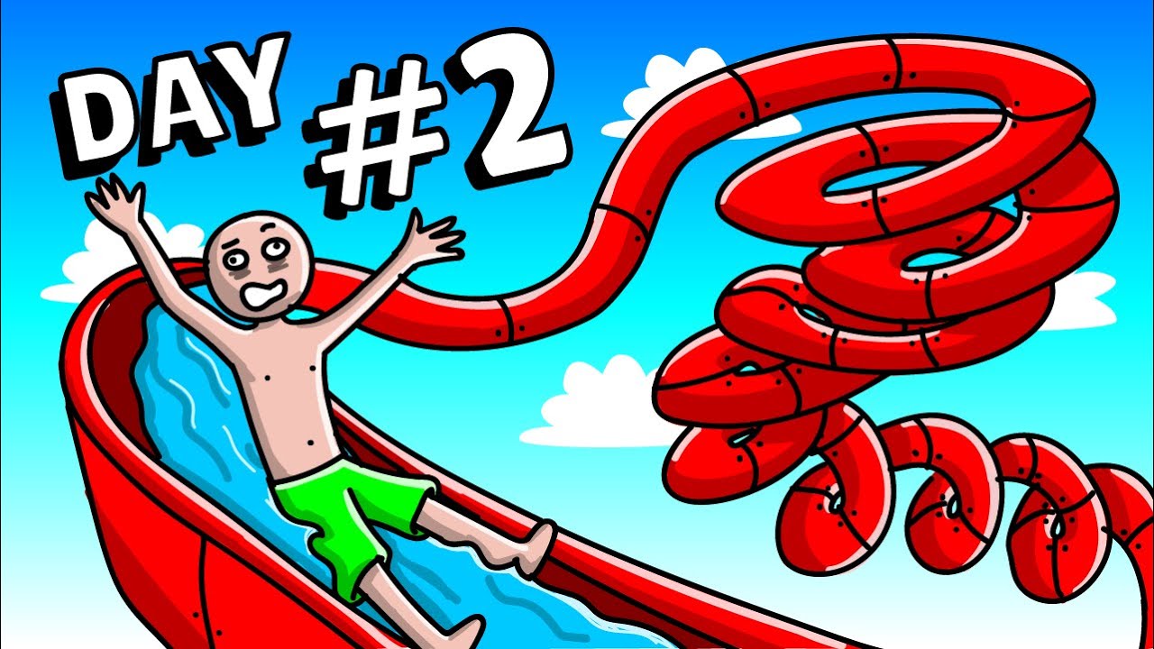 LONGEST WATER SLIDE POSSIBLE? Water Park World // Roblox