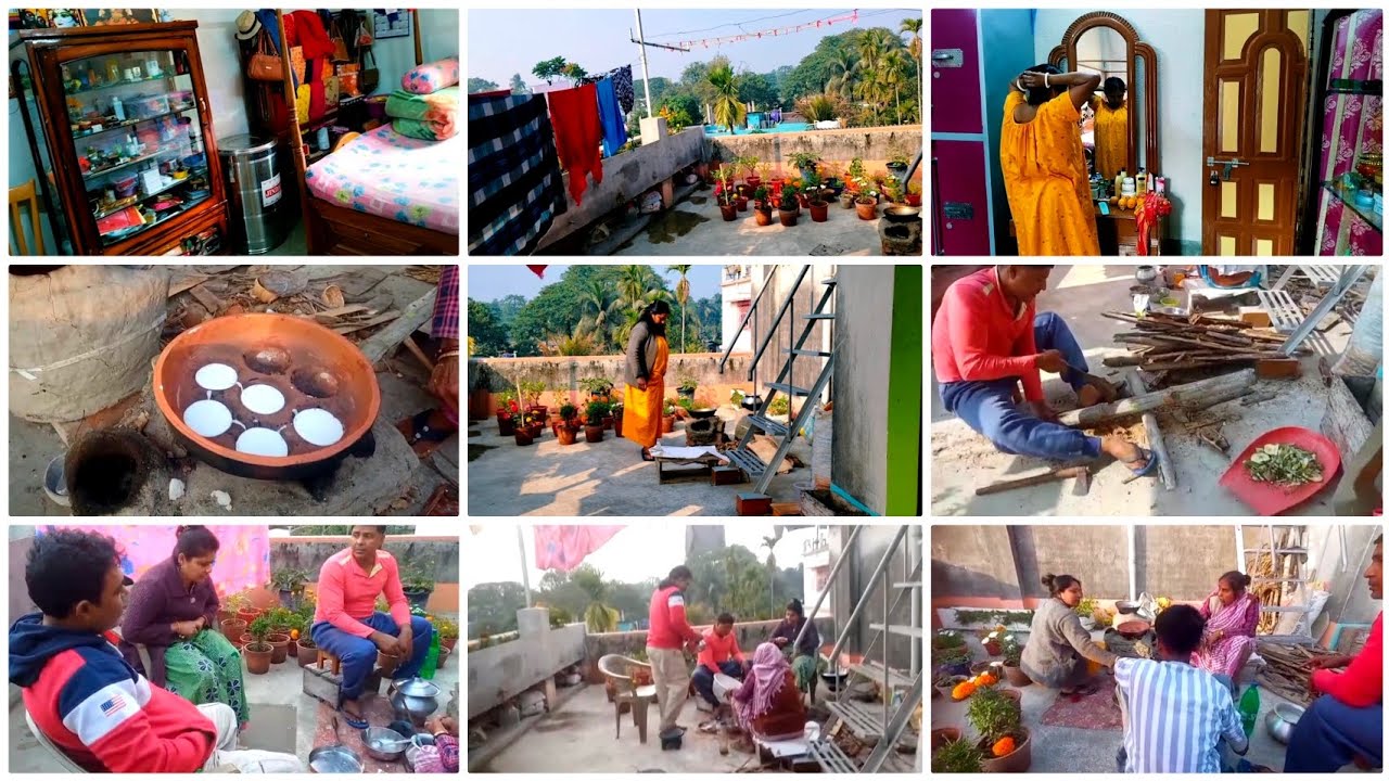 শীতের সকাল মানে প্রচন্ড ঠান্ডা। সকাল থেকে শুরু হয়ে গেল বাড়িতে পিঠা বানানোর আয়োজন।।#lifestyle 
