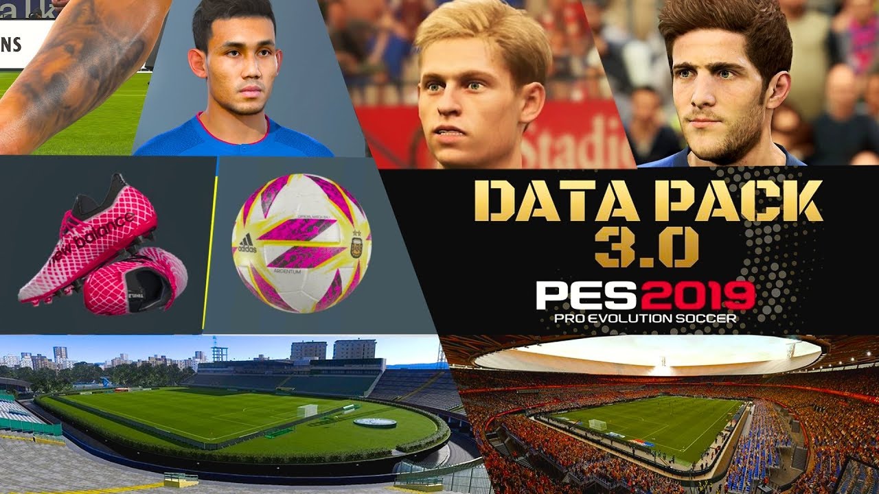 PES 2019 | Обновление Data Pack 3 - Все новости и подробности обновления DLC 3.0 (лица, стадионы,...