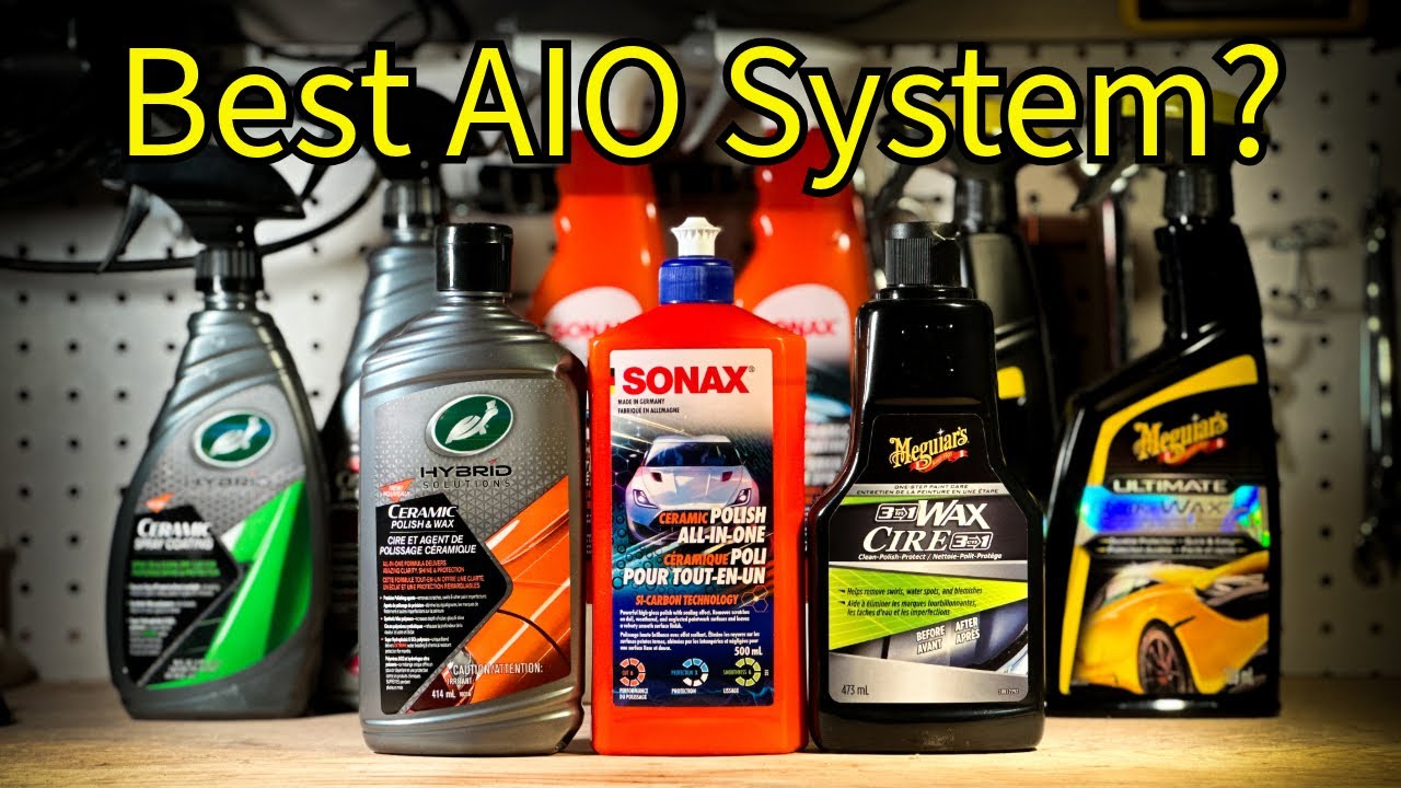Who makes the best AIO system? Sonax, Meguiars, and Turtle wax - Review and Comparison!