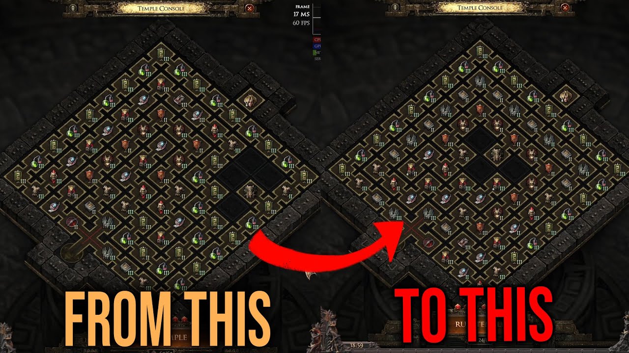 Atziri temple reconstruction and Smithy Golem chain - Path of exile 2