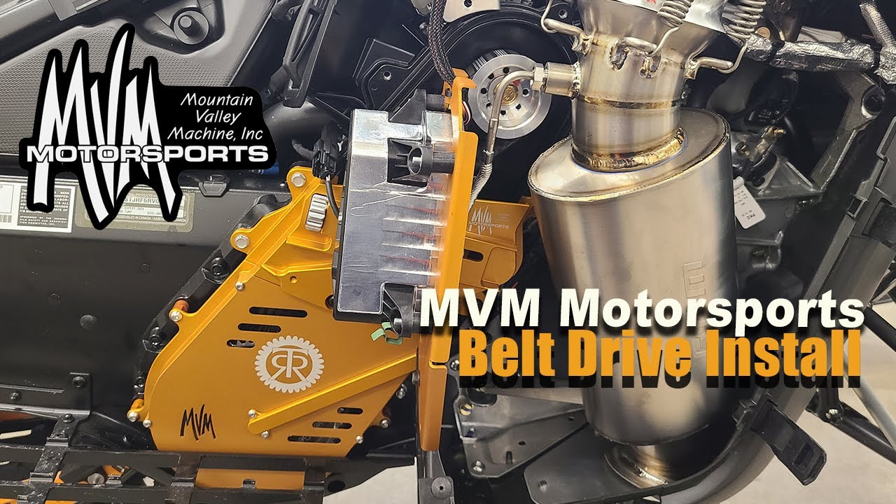 2021 - 2024 MVM belt drive install on Ski Doo and Lynx
