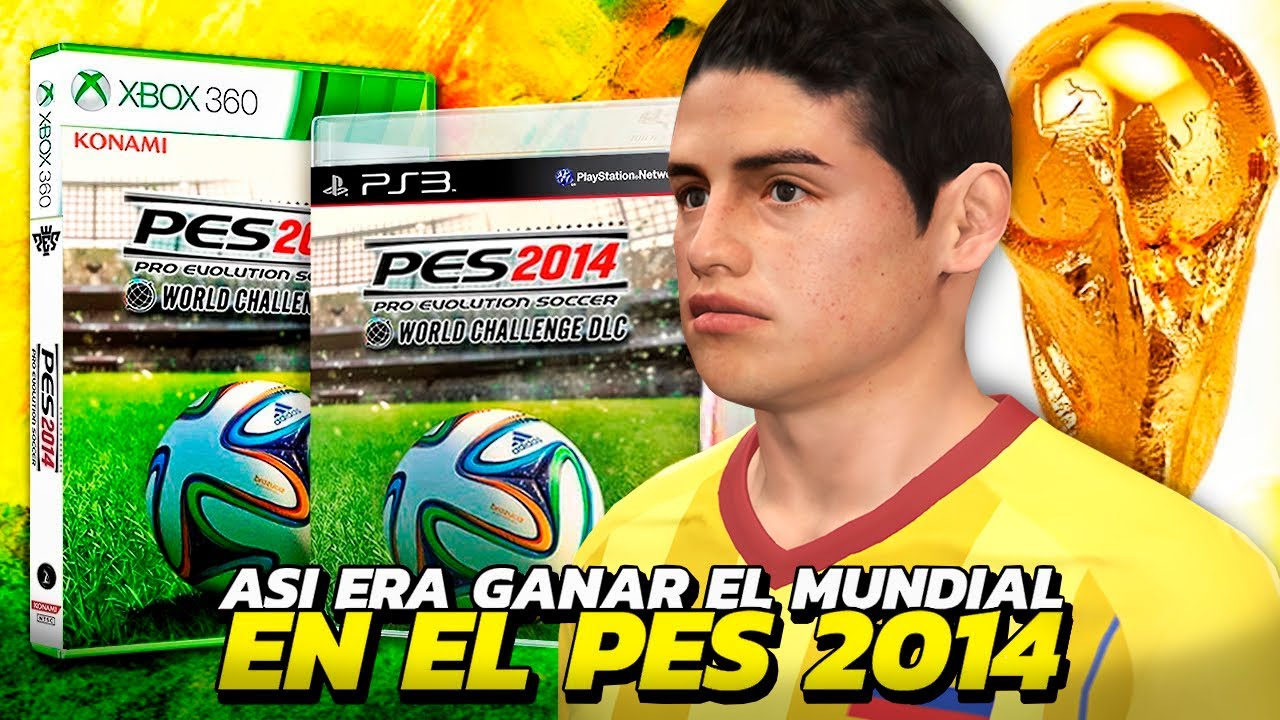 COMO ERA GANAR EL MUNDIAL DE BRASIL 2014 EN EL PEOR PES DE LA SAGA (MODO JUGADOR) | PES 2014